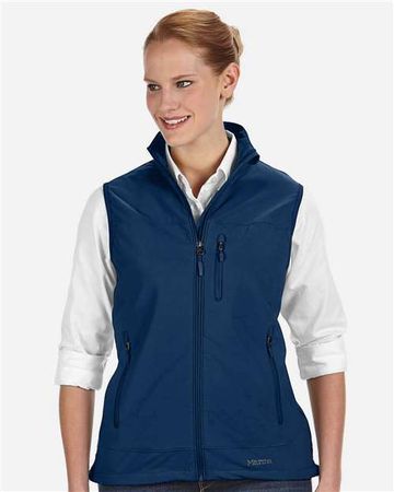 Marmot Ladies' 90% polyester, 10% elastane Full-Zip Tempo Vest